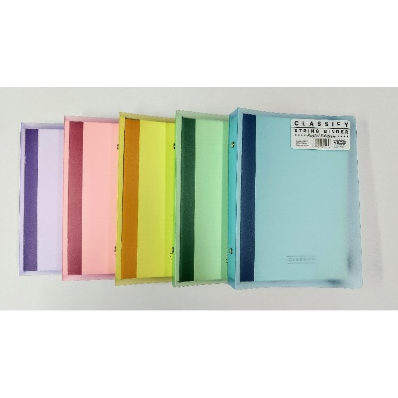 Veco Classify Pastel String Binder 8 Divisions w/ Elastic | Shopee ...