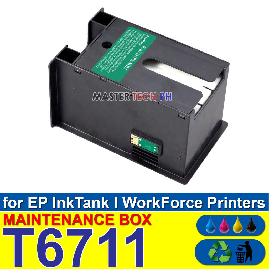 T6711 T67100 Maintenance Box for Epson L1455 WF 3011 3531 7110 7111 ...