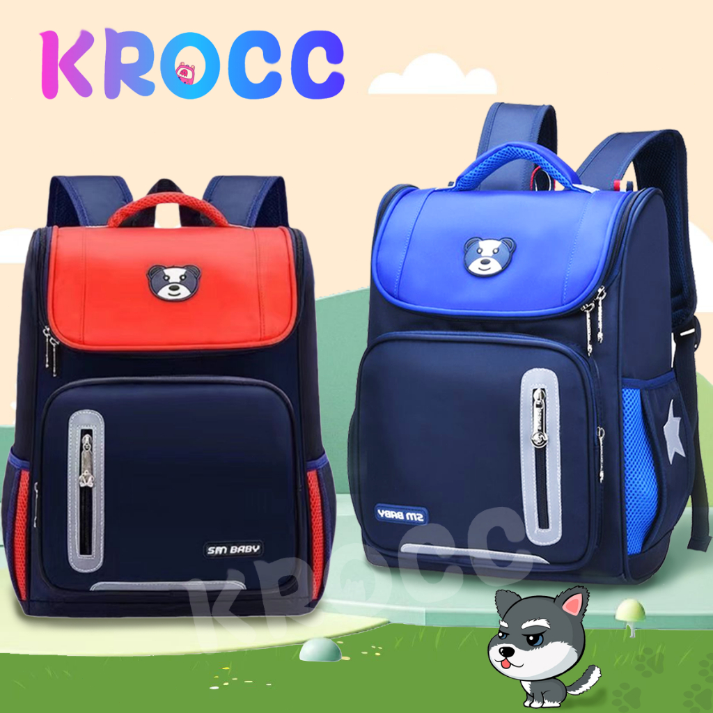 KROCC Kids SchoolBags Bag For Kids Unisex Children’s School Bags Waterproof  Backpacks for boys girls