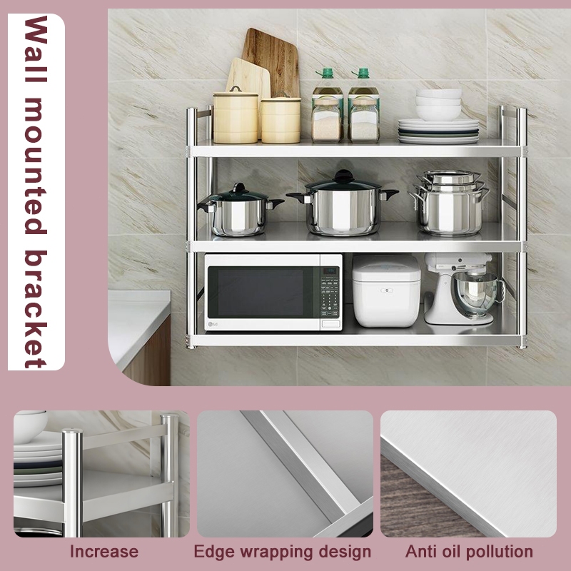 Height adjustable hanging stainless steel Storage rack Kitchen Bowl ...