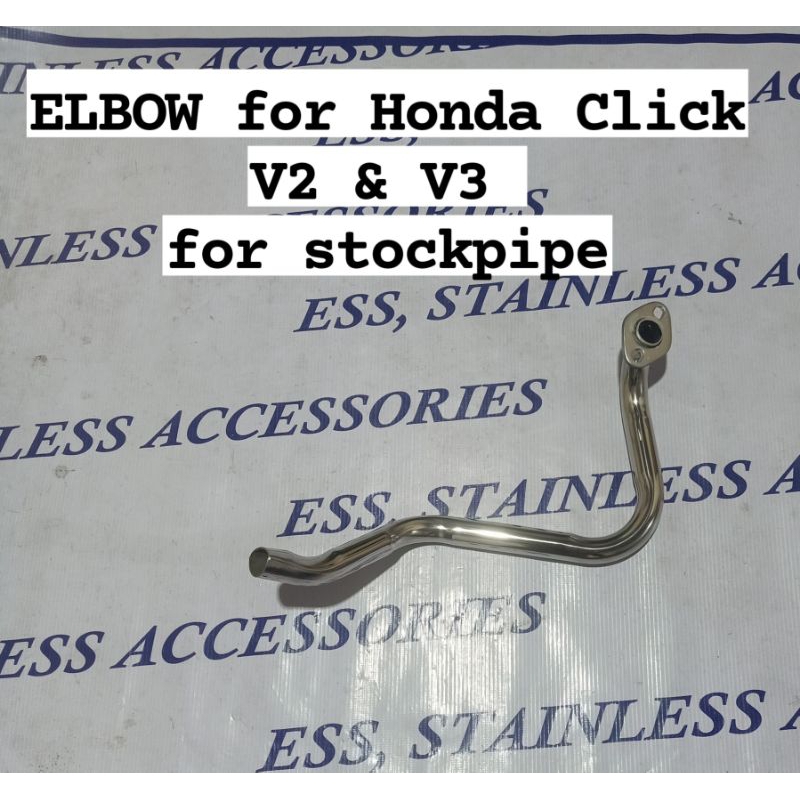 ELBOW for HONDA CLICK V2 STOCKPIPE.. pangStockpipe only | Shopee ...
