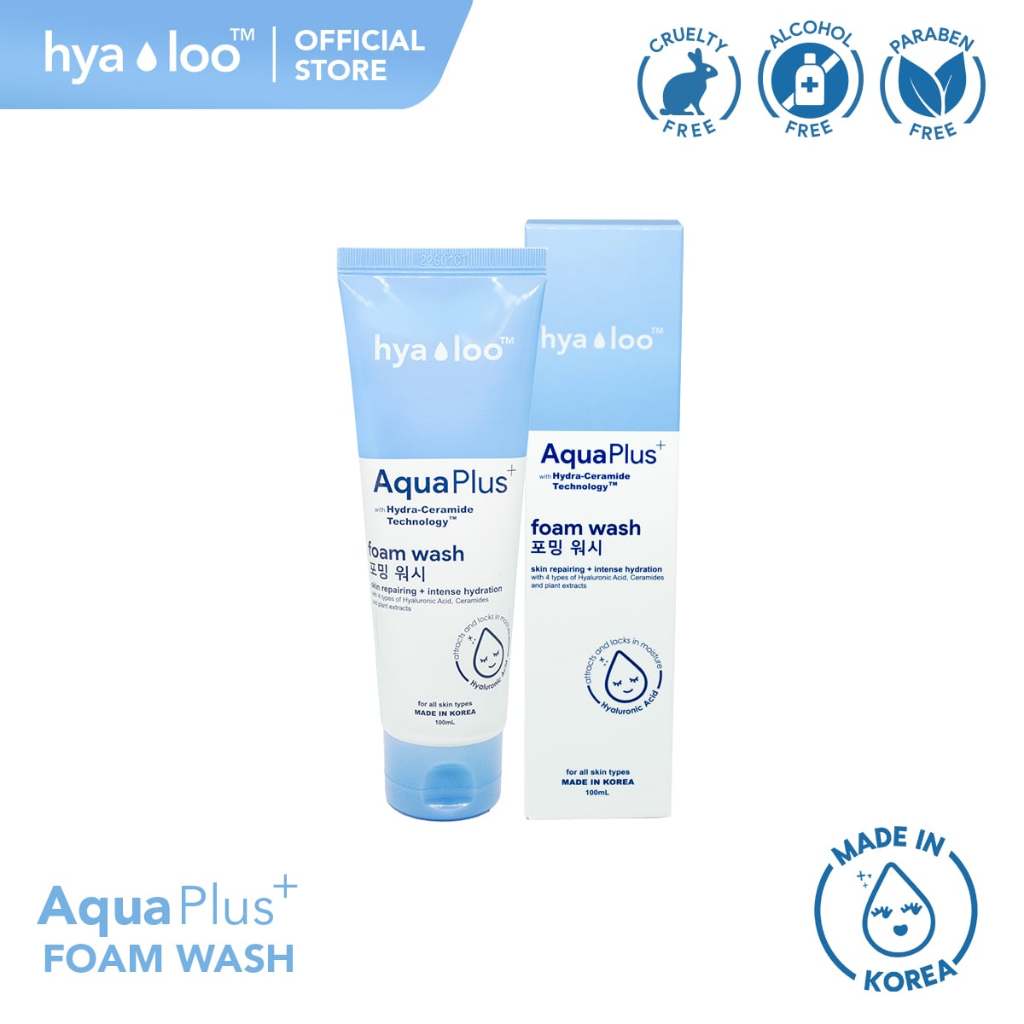 Hyaloo Aqua Plus Foam Wash 100ml (Cleanser) | Shopee Philippines