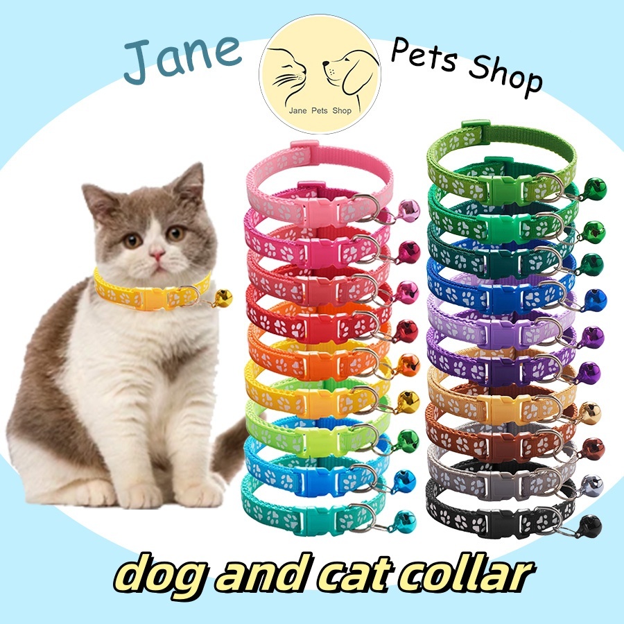 Pet Collar Dog Collar Cat Collar For Cat Puppy Kitten Collar Footprint