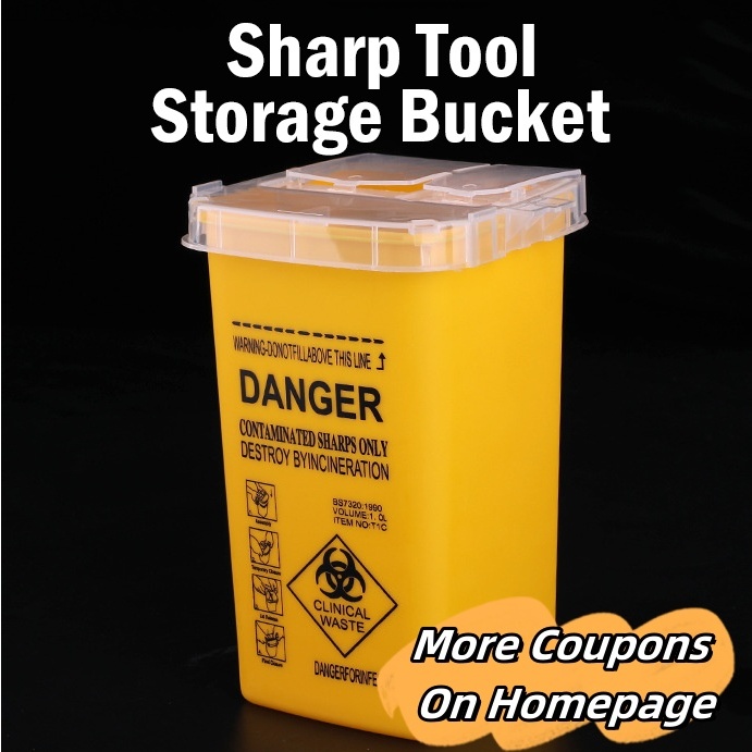 Sharps Container, Sharps Container for Needles Tattoo, Needle Sharps ...