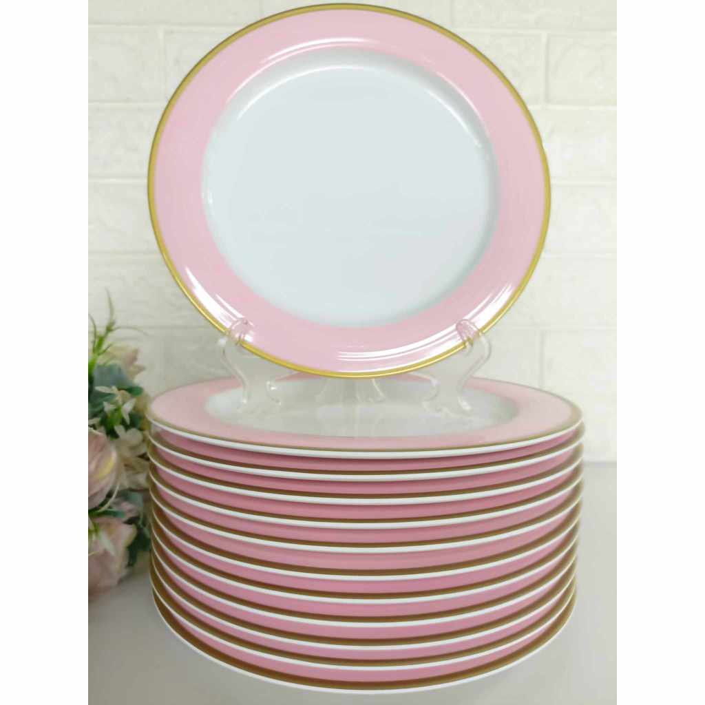 Tupperware 6-PC Joyful Pink Dinner Plate | Shopee Philippines