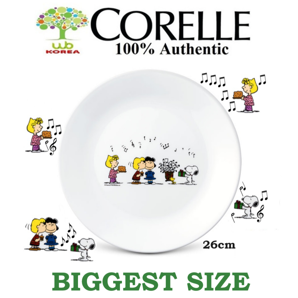 CORELLE Dinner Plate 26cm (1pc) Snoopy The Home Shopee Philippines