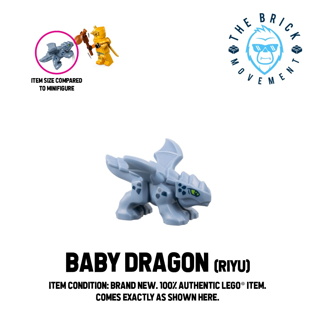 LEGO® ACCESSORIES - ANIMAL - NINJAGO - Baby Dragon (Riyu) | Shopee ...