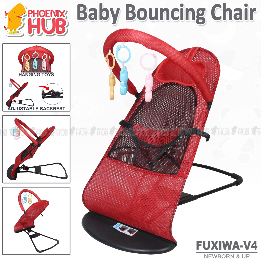 Foldable Rocking Chair For Baby Soft Newborn Baby Bouncing Chair Baby Rocker High Quality Fabric