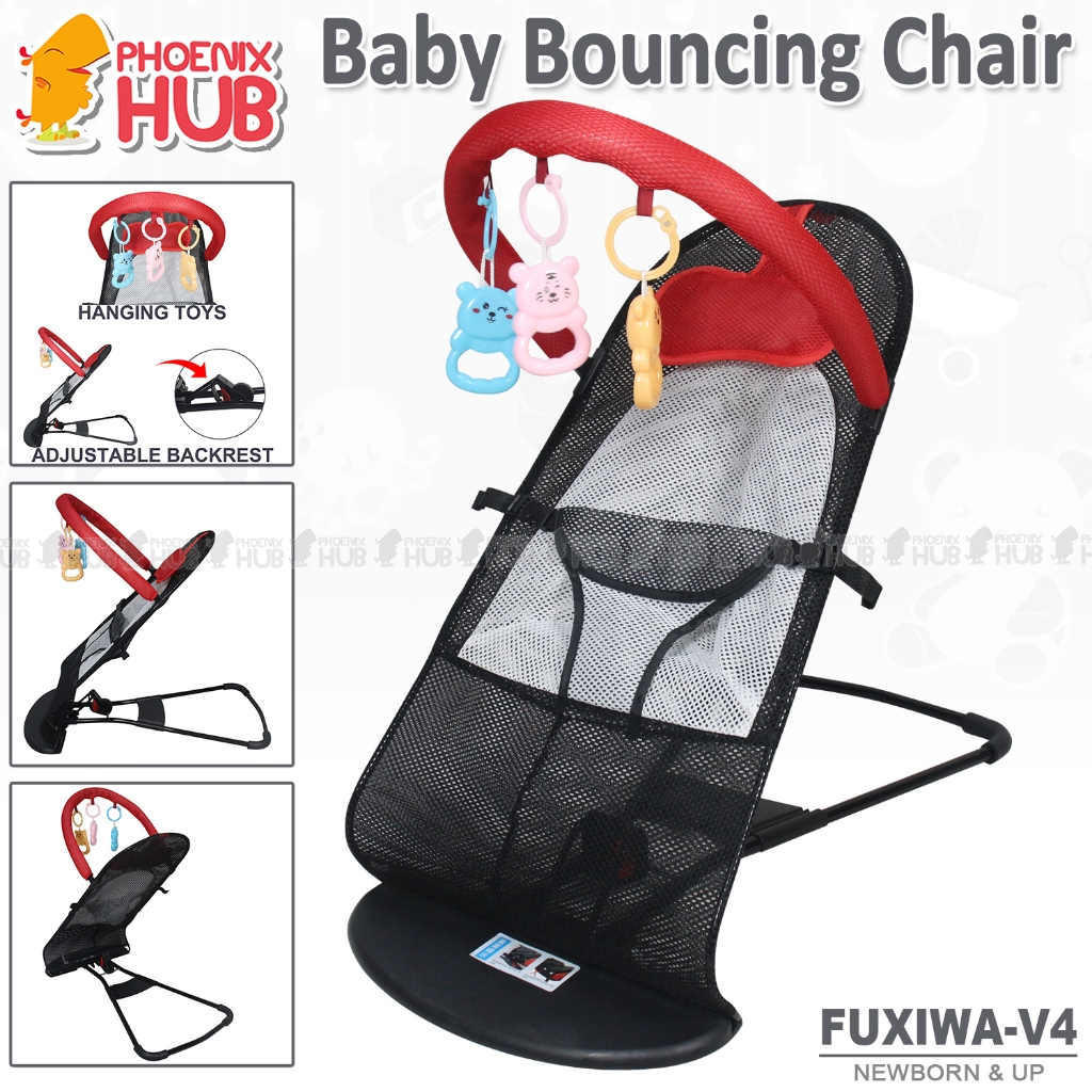 Foldable Rocking Chair For Baby Soft Newborn Baby Bouncing Chair Baby Rocker High Quality Fabric