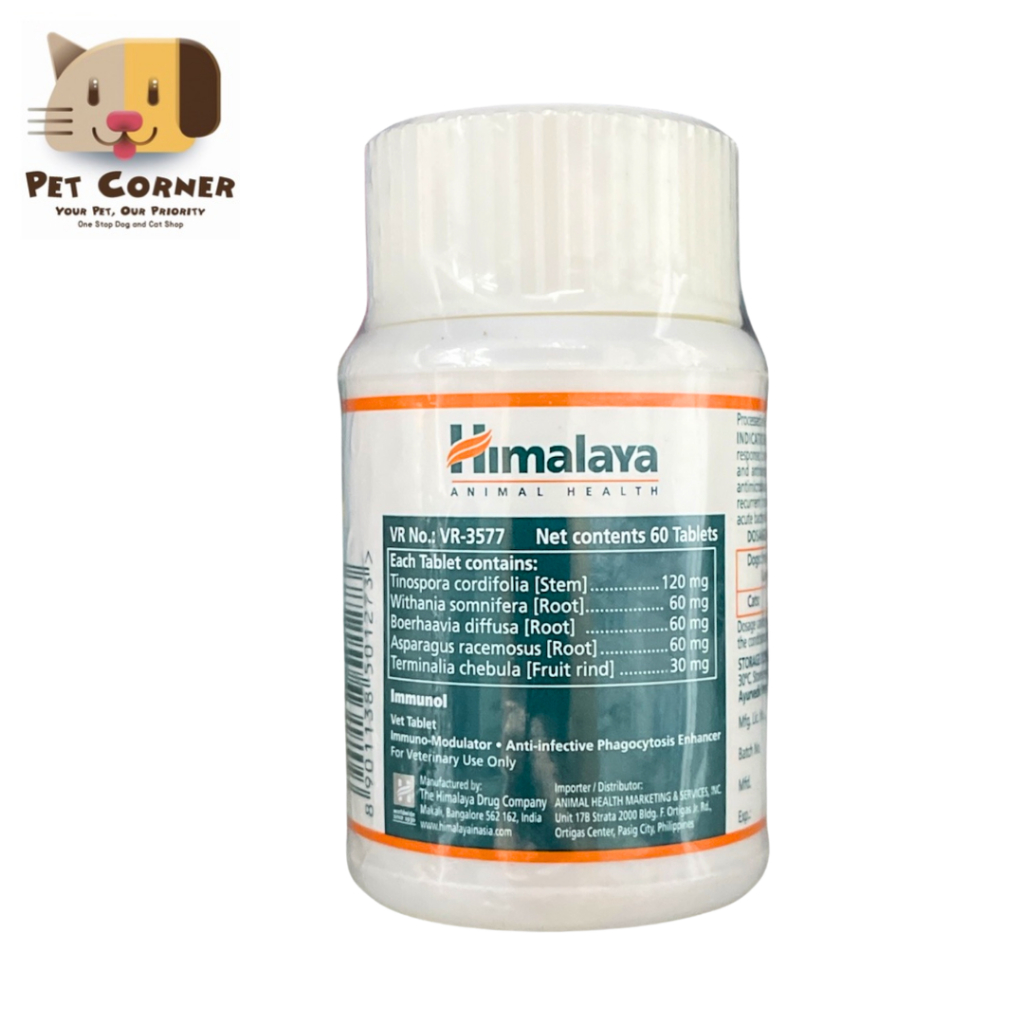 Himalaya Immunol Tablet (60tabs) | Shopee Philippines