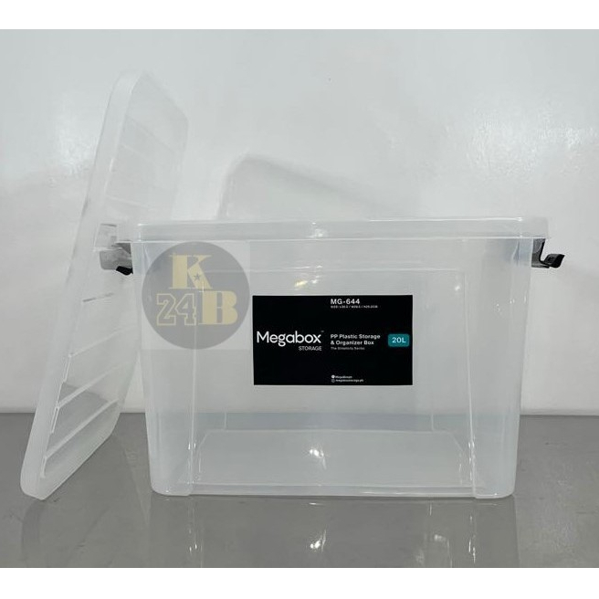 MG-644 20Liters Transparent Storage Box | Shopee Philippines