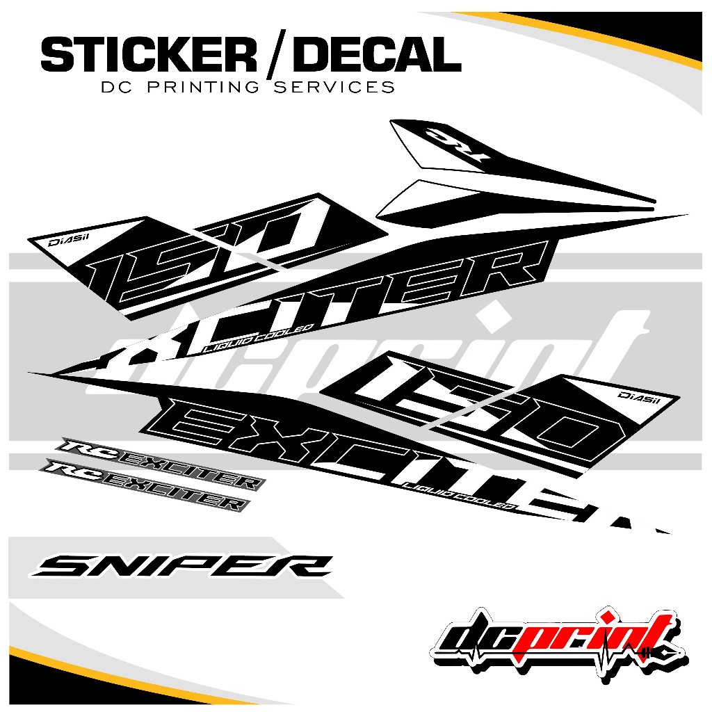 Yamaha Sniper 150 Stock Decal Exciter | Shopee Philippines
