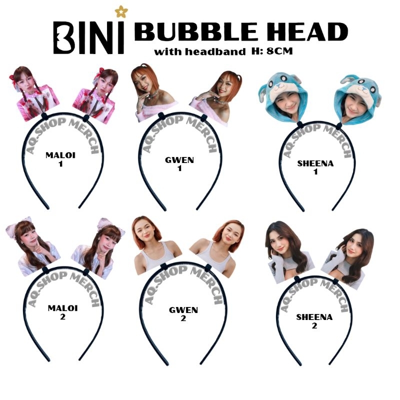 BINI BUBBLE HEAD FANMADE | Shopee Philippines