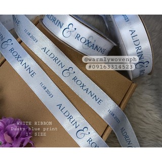 PERSONALIZED RIBBON FOR WEDDING EVENT/BUSINESS/DIY PACKAGING | Shopee ...