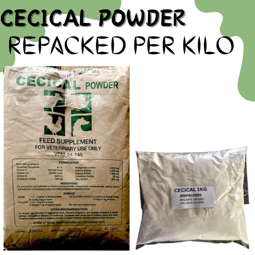 [VET SUPPORT II] CECICAL POWDER REPACKED PER KILO / VIitamins ng Manok ...