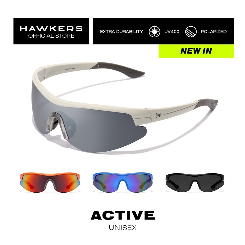 HAWKERS Polarized Active Sunglasses For Men And Women Unisex. Official Product Designed In Spain