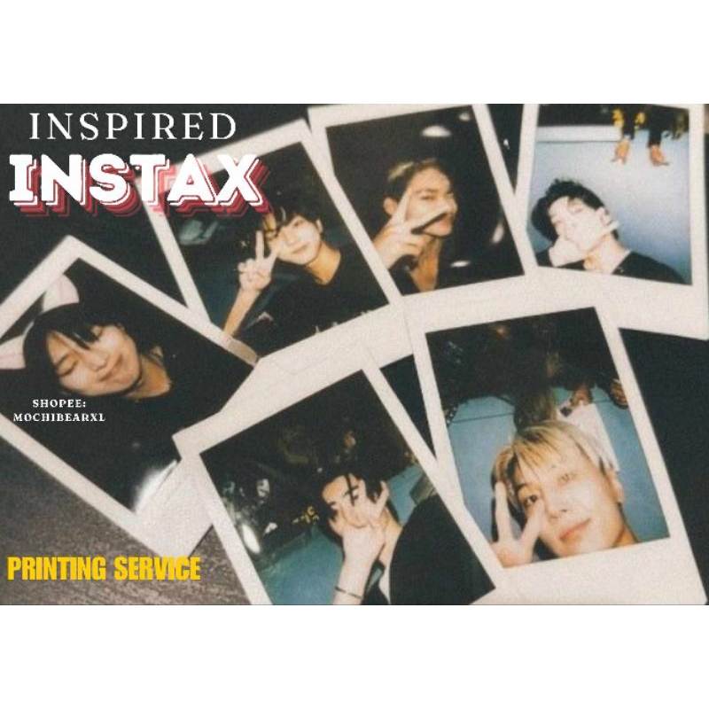INSTAX INSPIRED PHOTO PRINTING SERVICE (READ DESCRIPTION) | Shopee ...