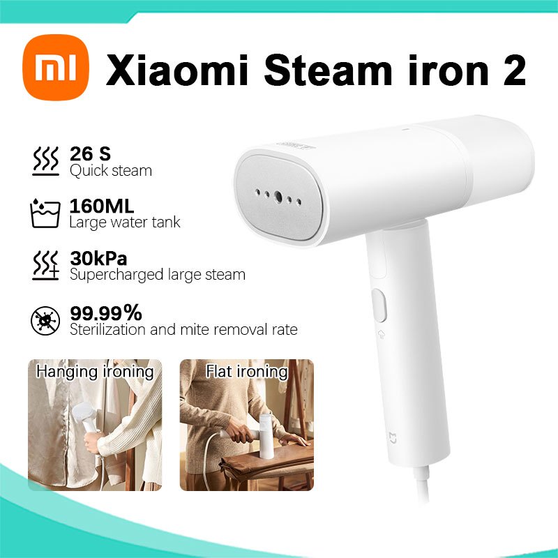 Xiaomi Mijia Handheld Steam Iron Portable Garment Steamer Travel Steam Iron Home Wrinkle Iron Shopee Philippines