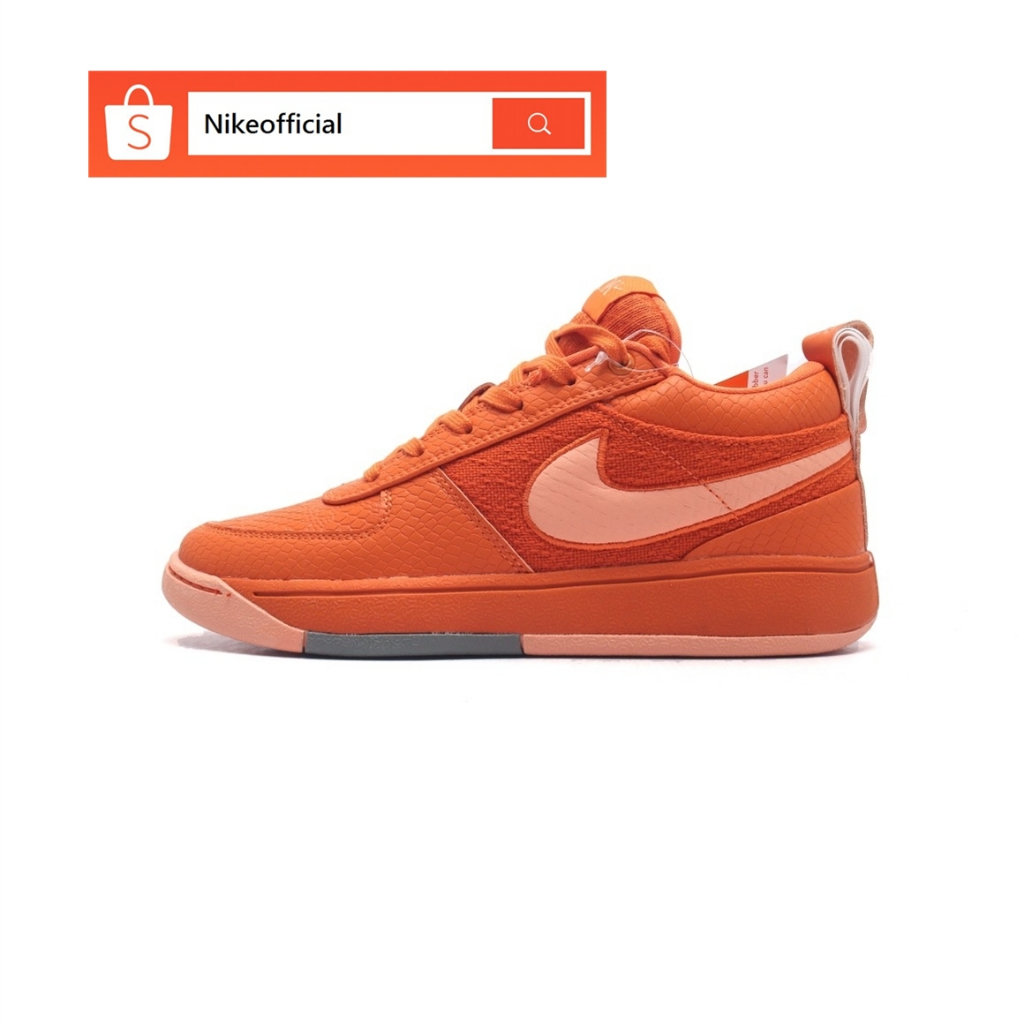 100% Original Nike Book 1 Devin Booker Orange Sports Basketball Shoes ...