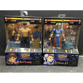 Jada Toys Street Fighter Ken, Ryu, Chun-li, Fei Long, Dhalsim, M. Bison ...