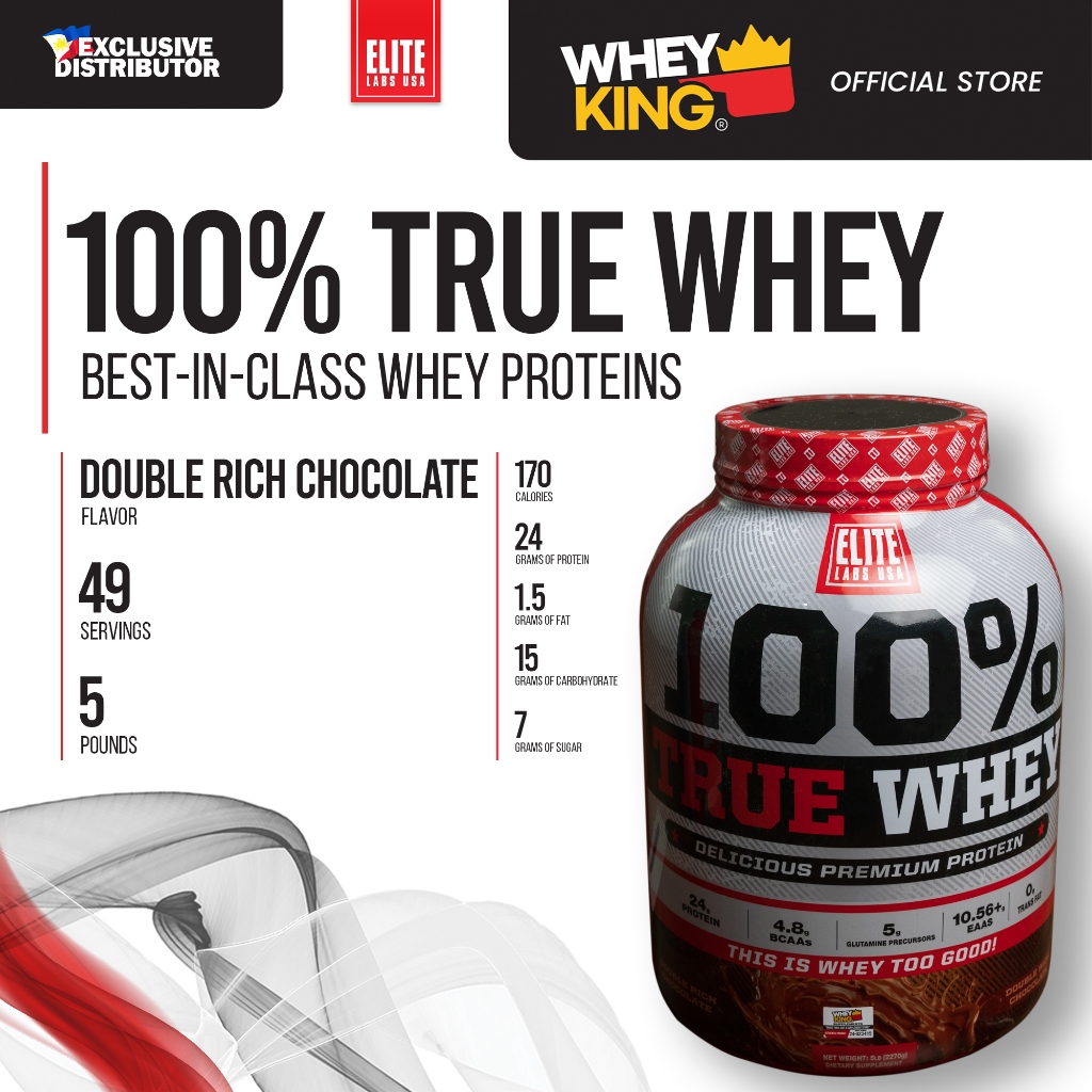 Promo Elite Labs 100 True Whey 5lbs Whey Protein Free Ncf Acai Berry 50 Caps Shopee Philippines