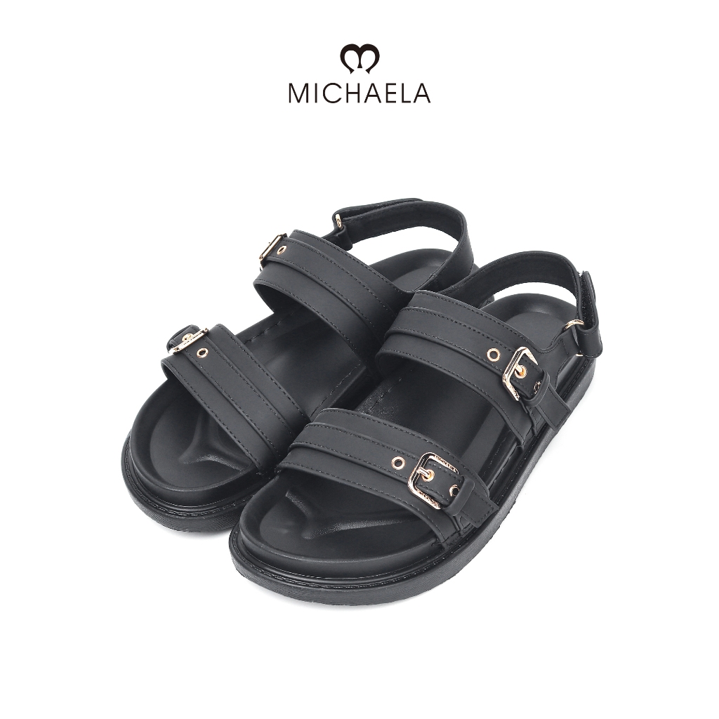 Michaela Velcro Strap Sandals MICHAELA Strappy Slingback Sandals