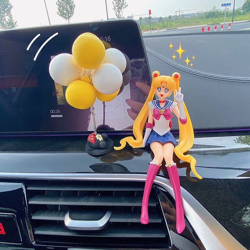 Car Accessories Car Decoration Pretty Girl Warrior Cute Creative Car