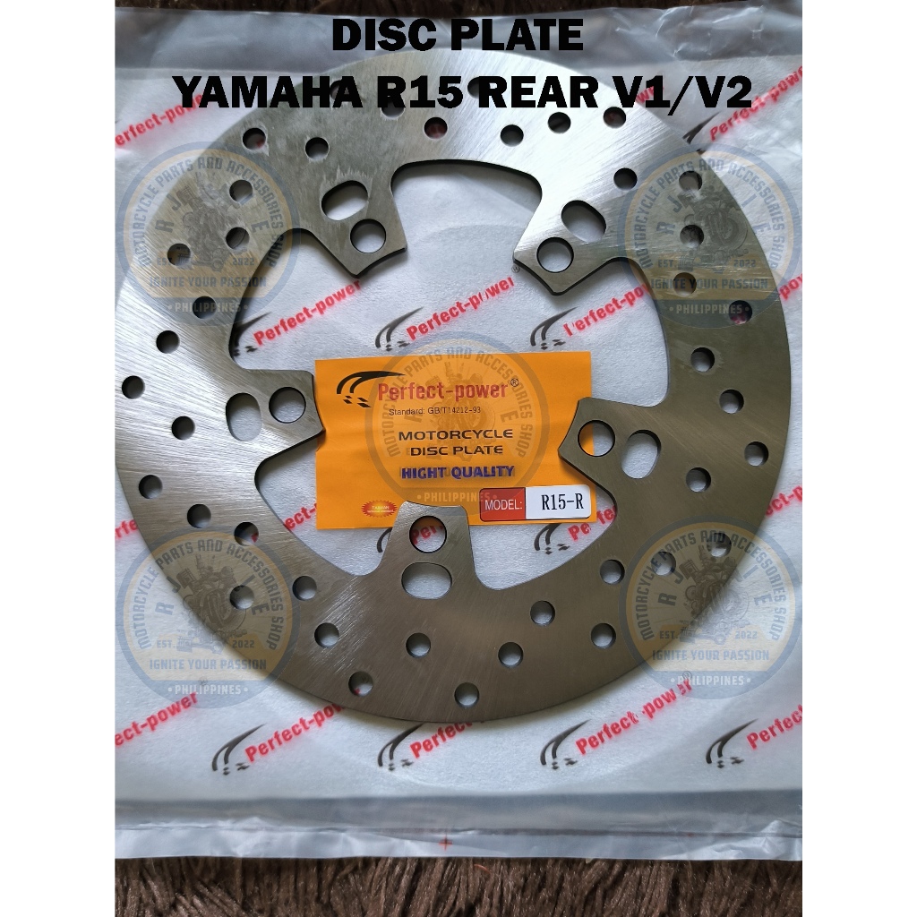 PERFECT POWER REAR DISC PLATE YAMAHA R15 V1/V2 | Shopee Philippines