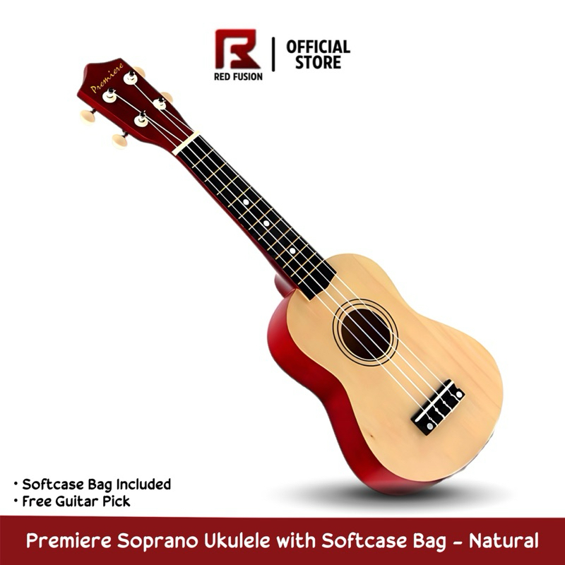 Premiere Soprano Ukulele Natural Shopee Philippines