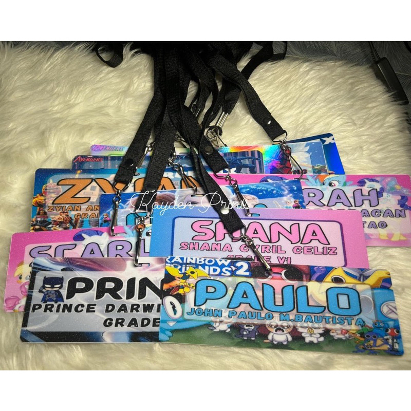 BACK TO SCHOOL PVC PERSONALIZED NAME TAG/CUSTOMIZED NAME PLATE ...