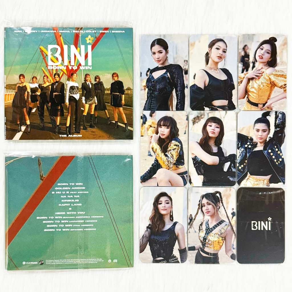 Bini Born To Win Physical Album [onhand And Official] Shopee Philippines