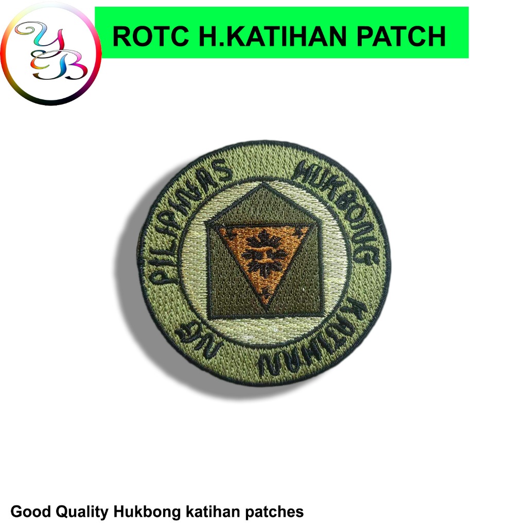 Rotc patches / new H katihan patch round | Shopee Philippines