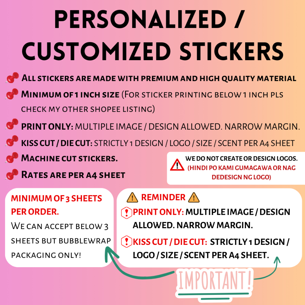Label Sticker | Product Sticker | Logo Sticker | Waterproof Sticker ...