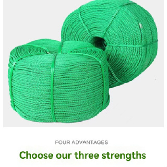 (100m) Sun protection High quality green nylon rope vegetable ...