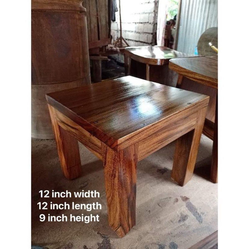 Bangketo Stool Magkuno Wood | Shopee Philippines