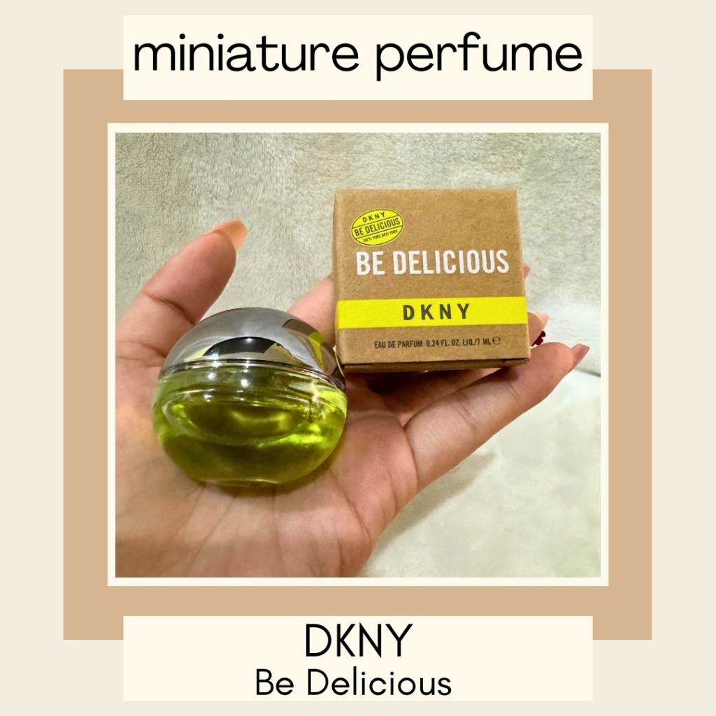 DKNY Be Delicious (AUTHENTIC MINIATURE (MINI) PERFUME/TRAVEL SIZE ...