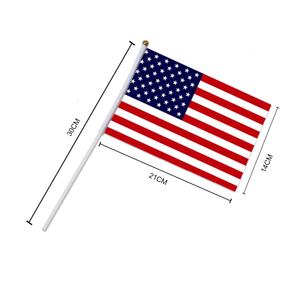 USA Flaglets United States of America Hand Flag stick | Shopee Philippines