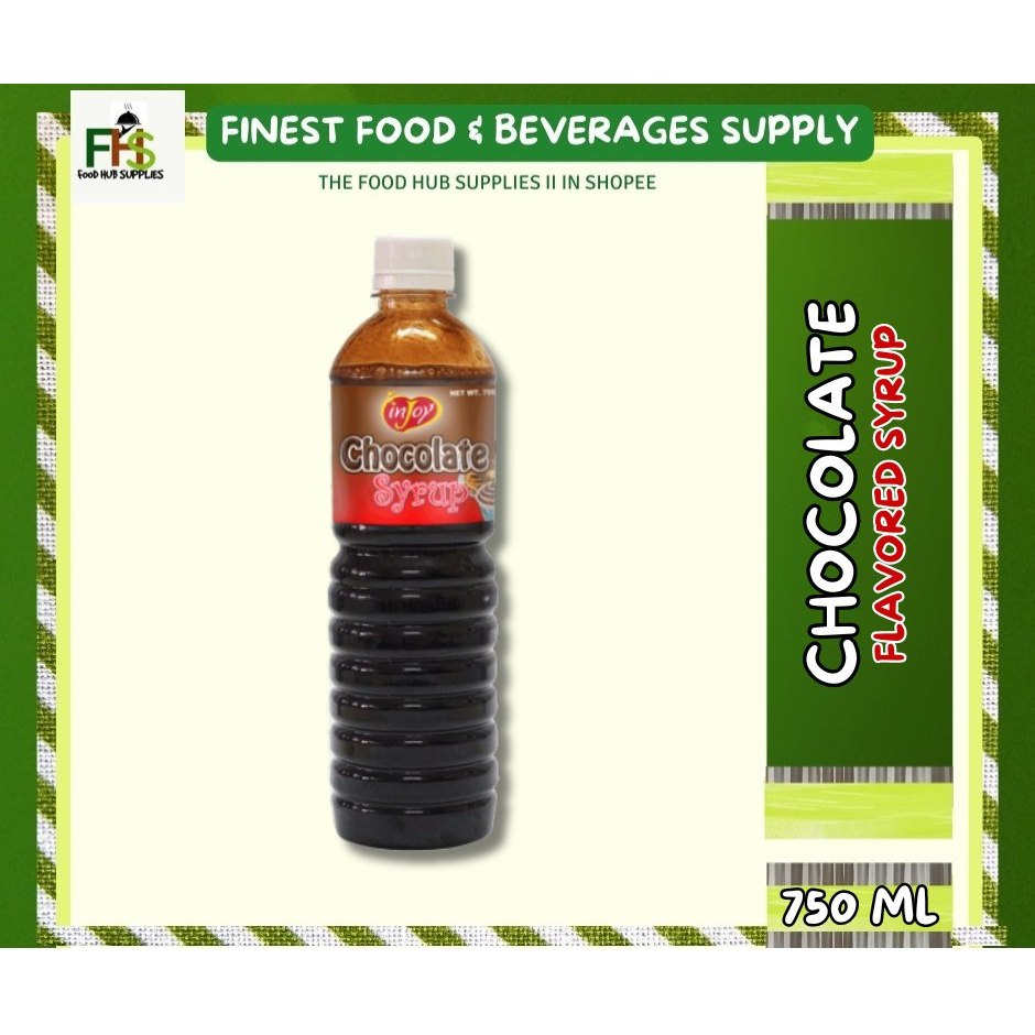 InJoy Chocolate Flavored Syrup 750G | Shopee Philippines