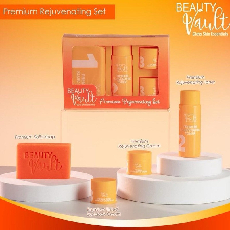 COD [AUTHENTIC] BEAUTY VAULT REJUVENATING SET Glass Skin | Shopee ...