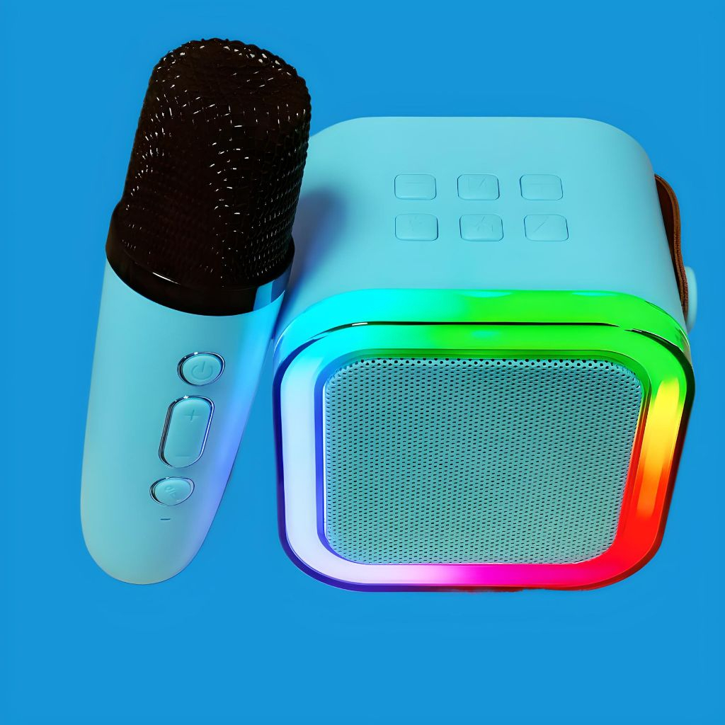 K12 Portable Bluetooth speaker RGB Light Wireless dual microphone Mini ...