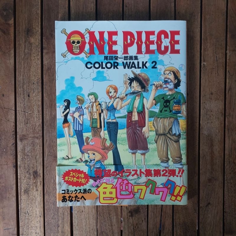 One Piece Art book Eiichiro Oda Color Walk #2 Comic Anime JAPAN ...