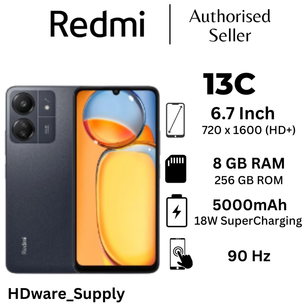 Xiaomi Redmi 13C | 8GB+256GB | 6.74” LCD Dot Drop Display | Helio G85 ...