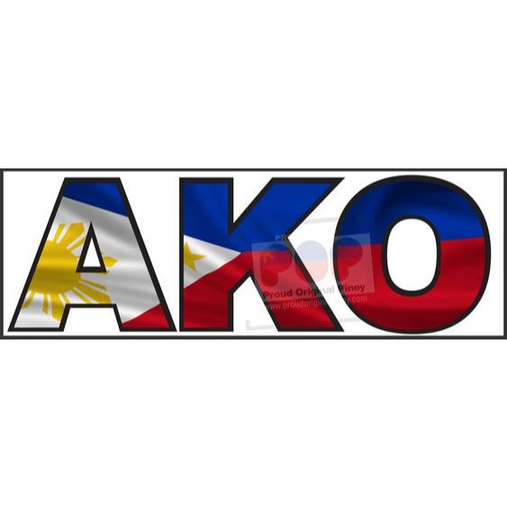 PHILIPPINES FILIPINO AKO PH VINYL STICKER WATERPROOF HIGH QUALITY ...