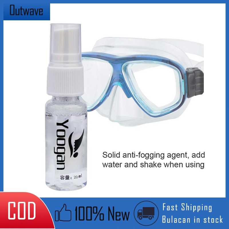 20ml Swimming Goggle Anti Fog Spray Swimming Goggle for Glasses Safety ...