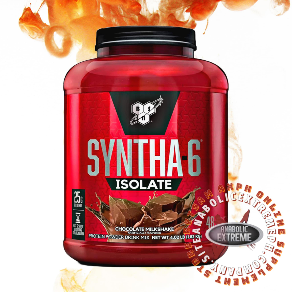 BSN Syntha-6 Isolate Whey Protein 4lbs Fast & Slow Isolate Matrix ...