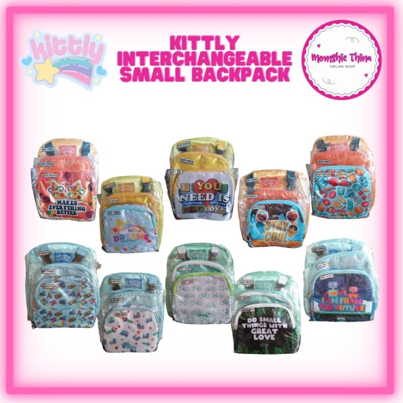 MTOS - Kittly Interchangeable Small Backpack | Shopee Philippines