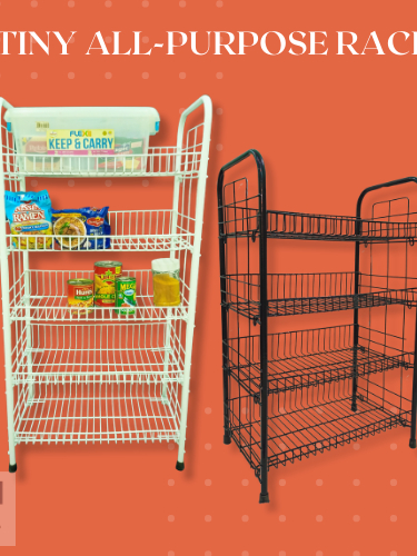 4/5 Layer Collapsible Box Shelf–Tiny All-Purpose Rack for Room, Kitchen ...