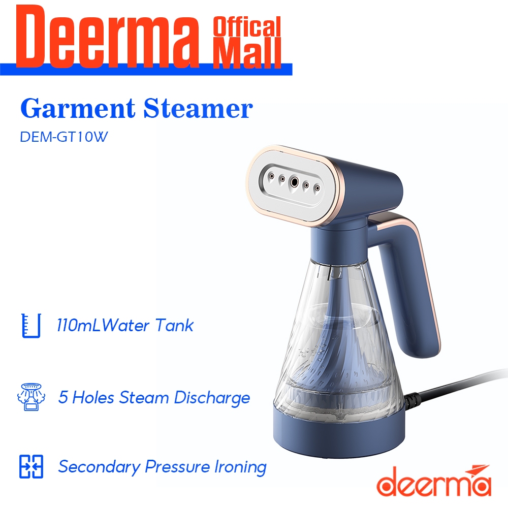 Deerma GT10W Steam Iron for Clothes Portable Garment Steamer 110mL ...