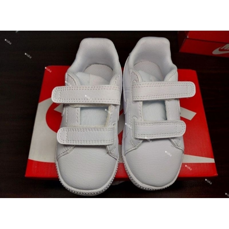 Brand New Nike Kids Court Royale Baby Toddler Shoes White Shopee Philippines