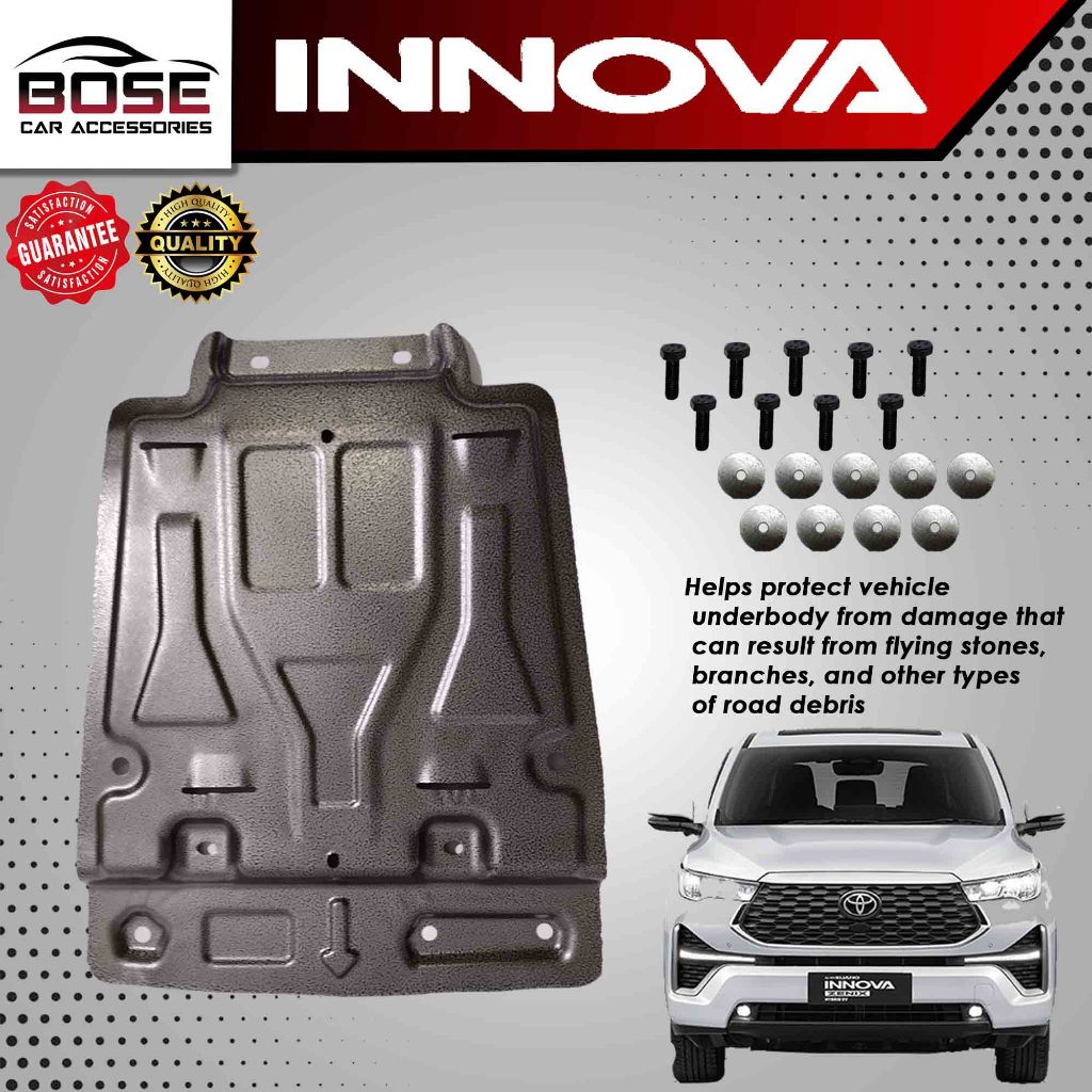 GRAY Skid Plate for Toyota Innova Zenix 2023 Onwards Model Undercover